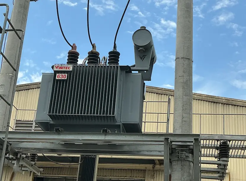 Trạm biến áp 650kVA kho xưởng 1500m2 trong KCN Phú Nghĩa - Chương Mỹ