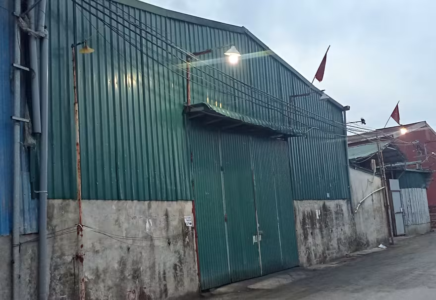 Mặt tiền nhà xưởng 500m² tại Ninh Sở, Hồng Vân, Hà Nội